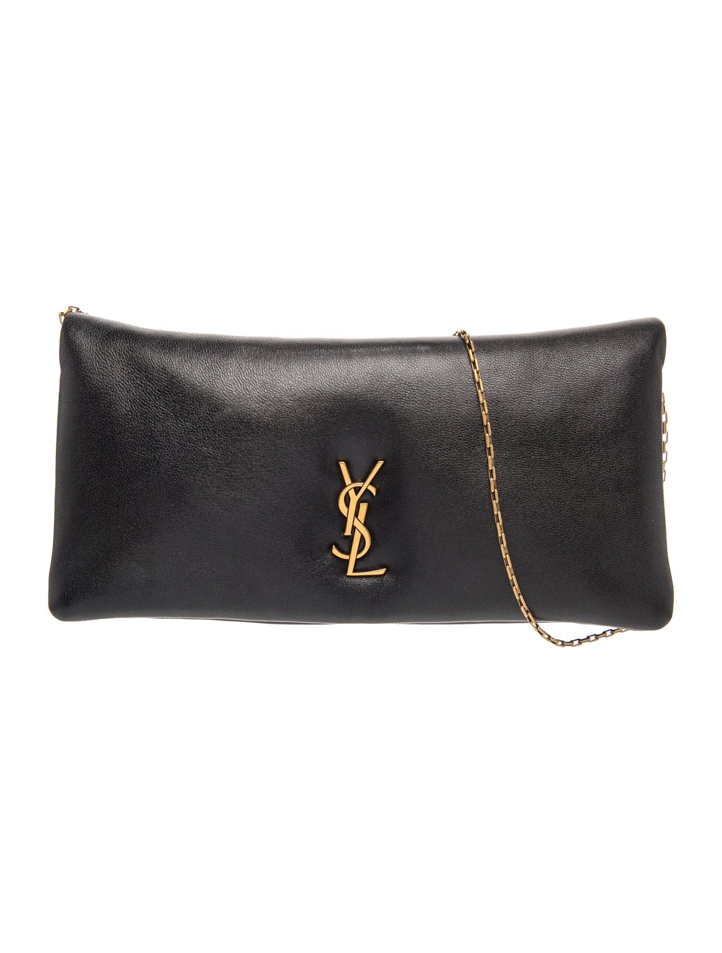 Saint Laurent Leather Calypso Mini 2024