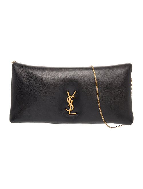 Saint Laurent Leather Calypso Mini 2024