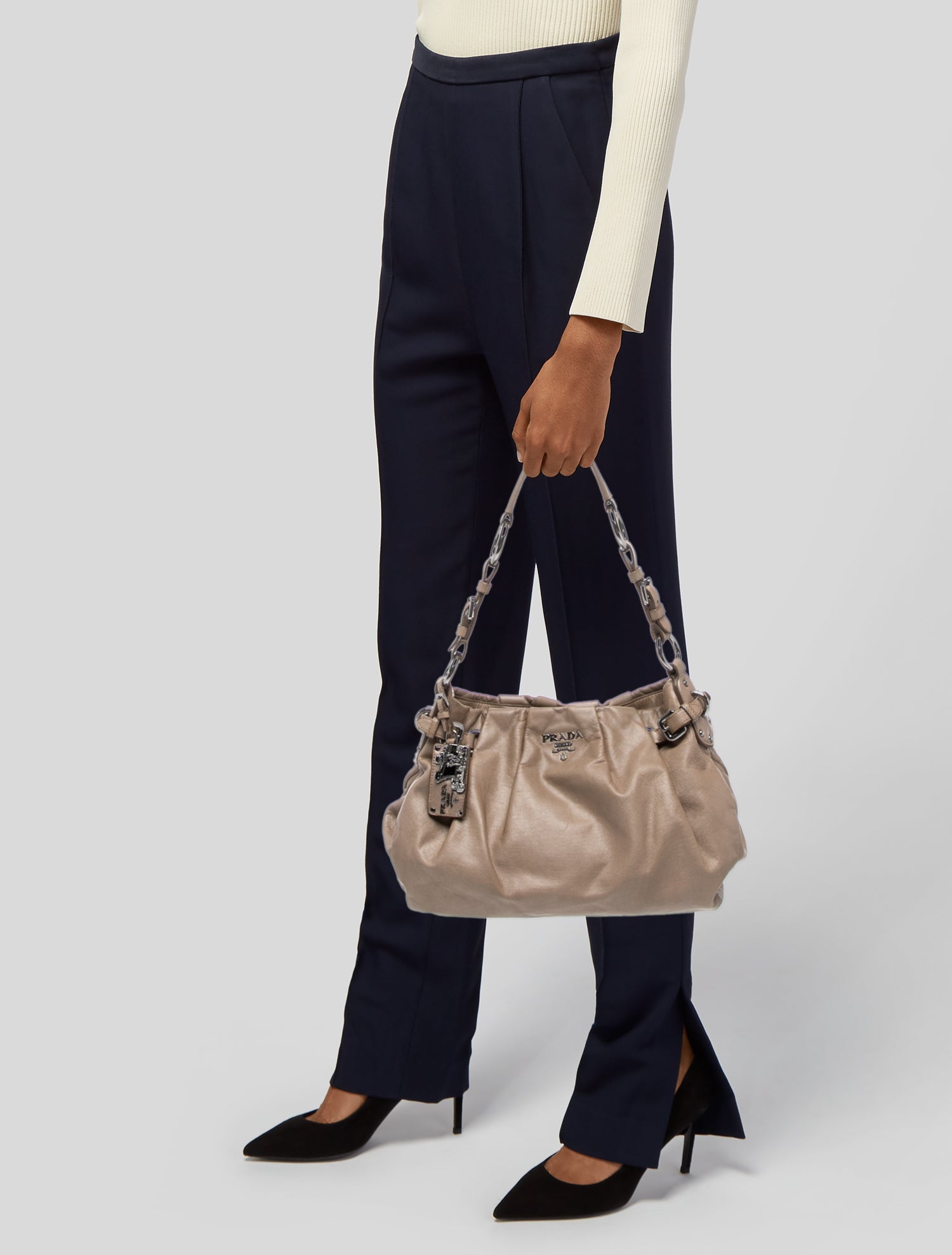 Prada Signature Shoulder Bag
