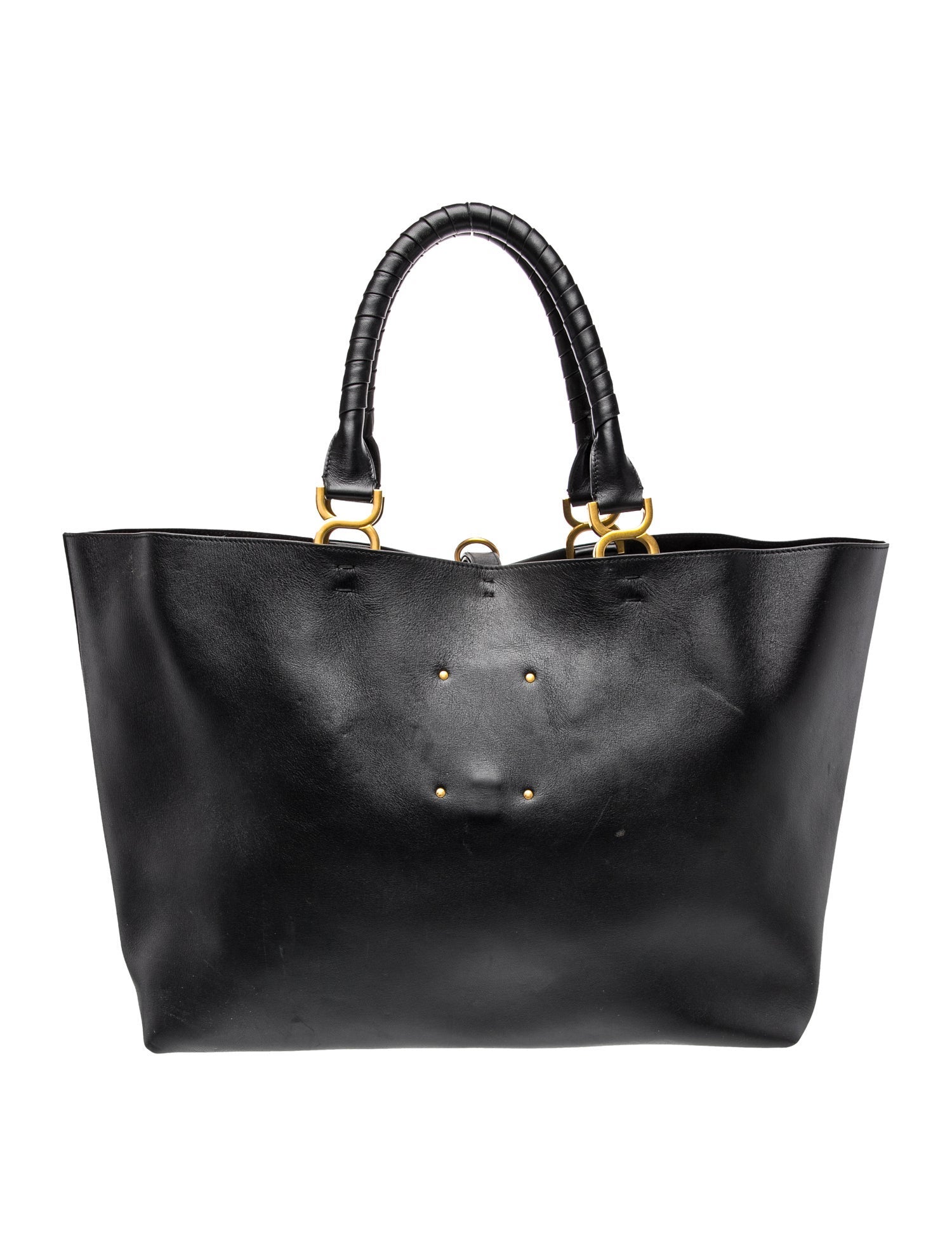 Chloé Leather Marcie Shoulder Bag Large