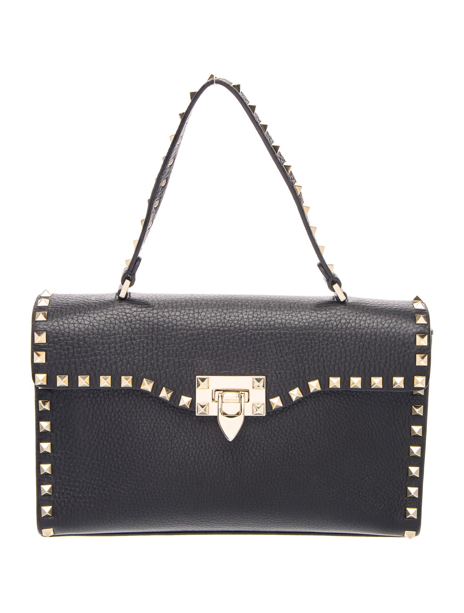 Valentino Rockstud Top Handle Bag Medium