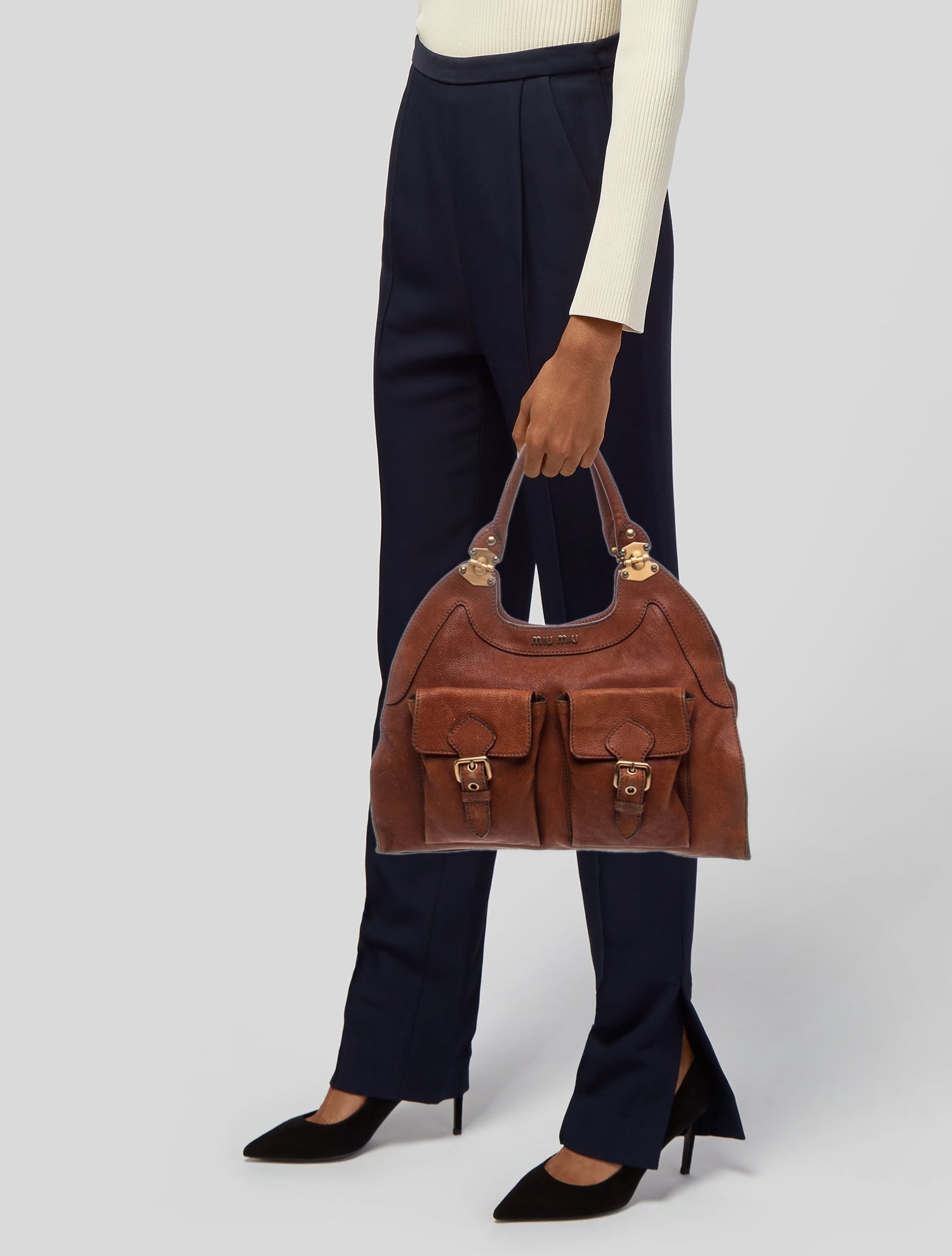 Miu Miu Leather Shoulder Bag