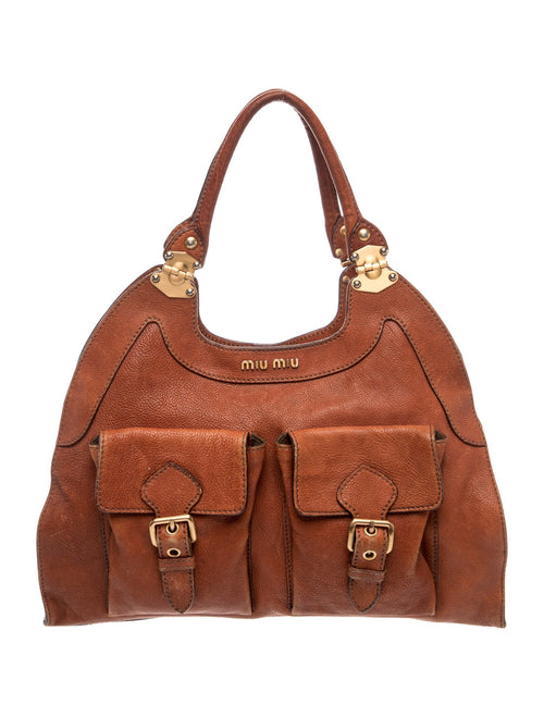 Miu Miu Leather Shoulder Bag