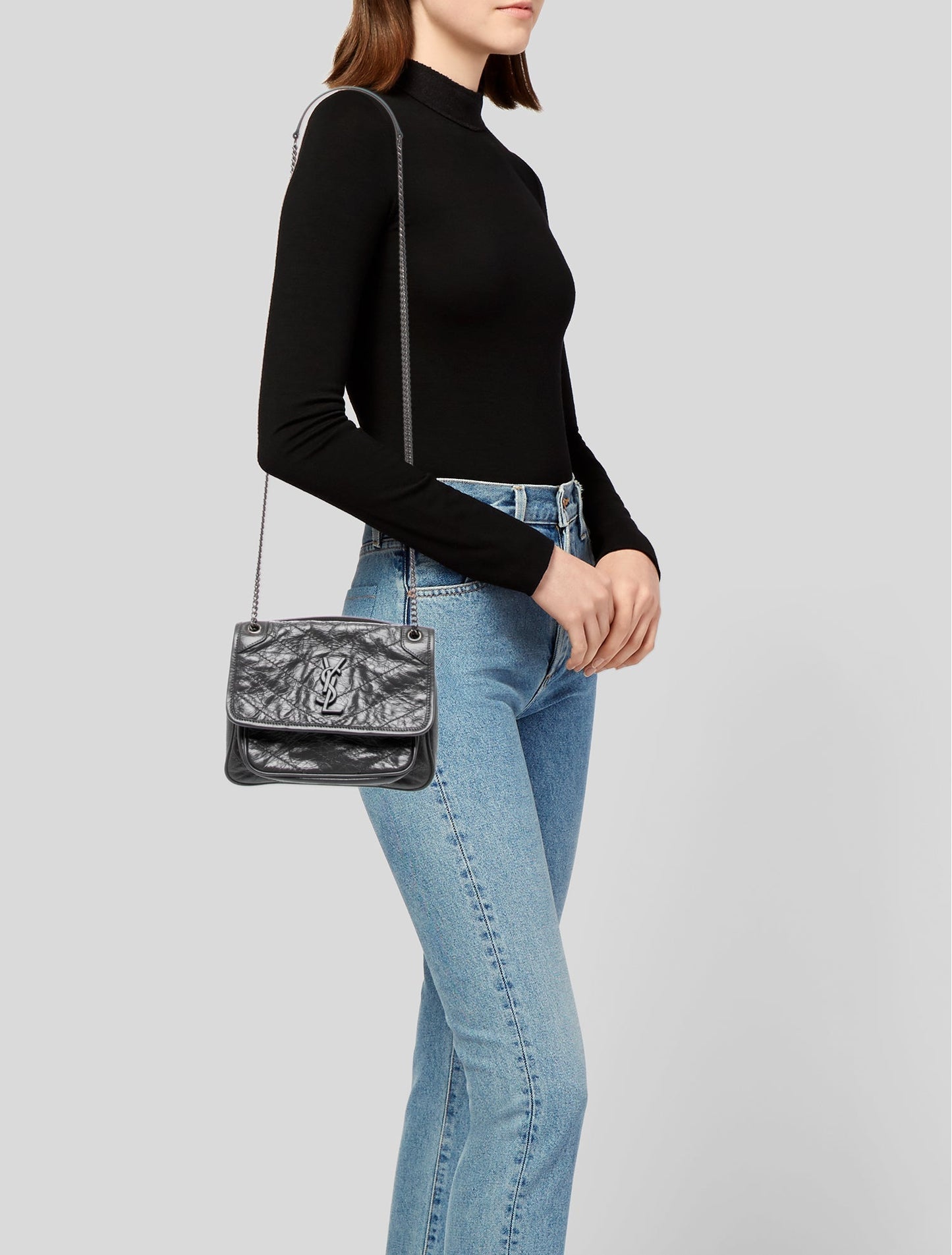 Saint Laurent Leather Niki Small