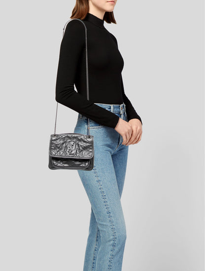 Saint Laurent Leather Niki Small