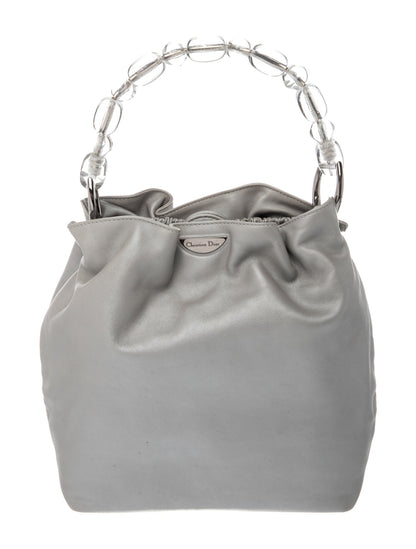 Christian Dior Leather Bucket Bag Vintage