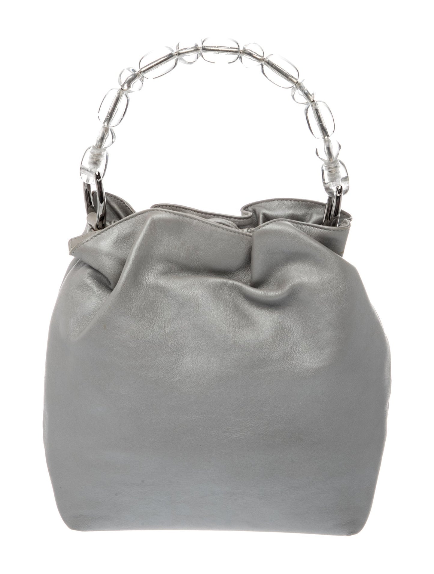 Christian Dior Leather Bucket Bag Vintage