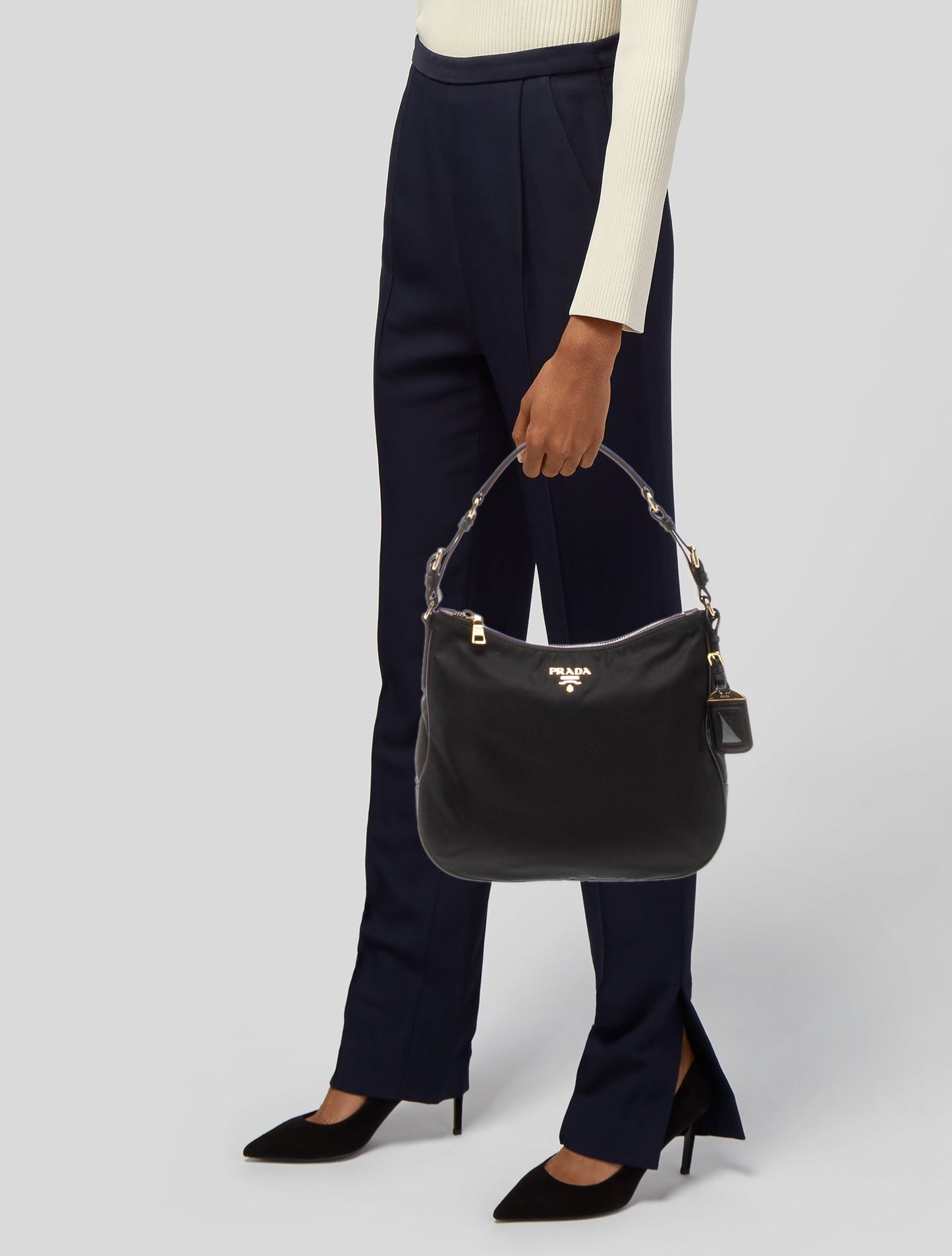 Prada Saffiano Leather Hobo