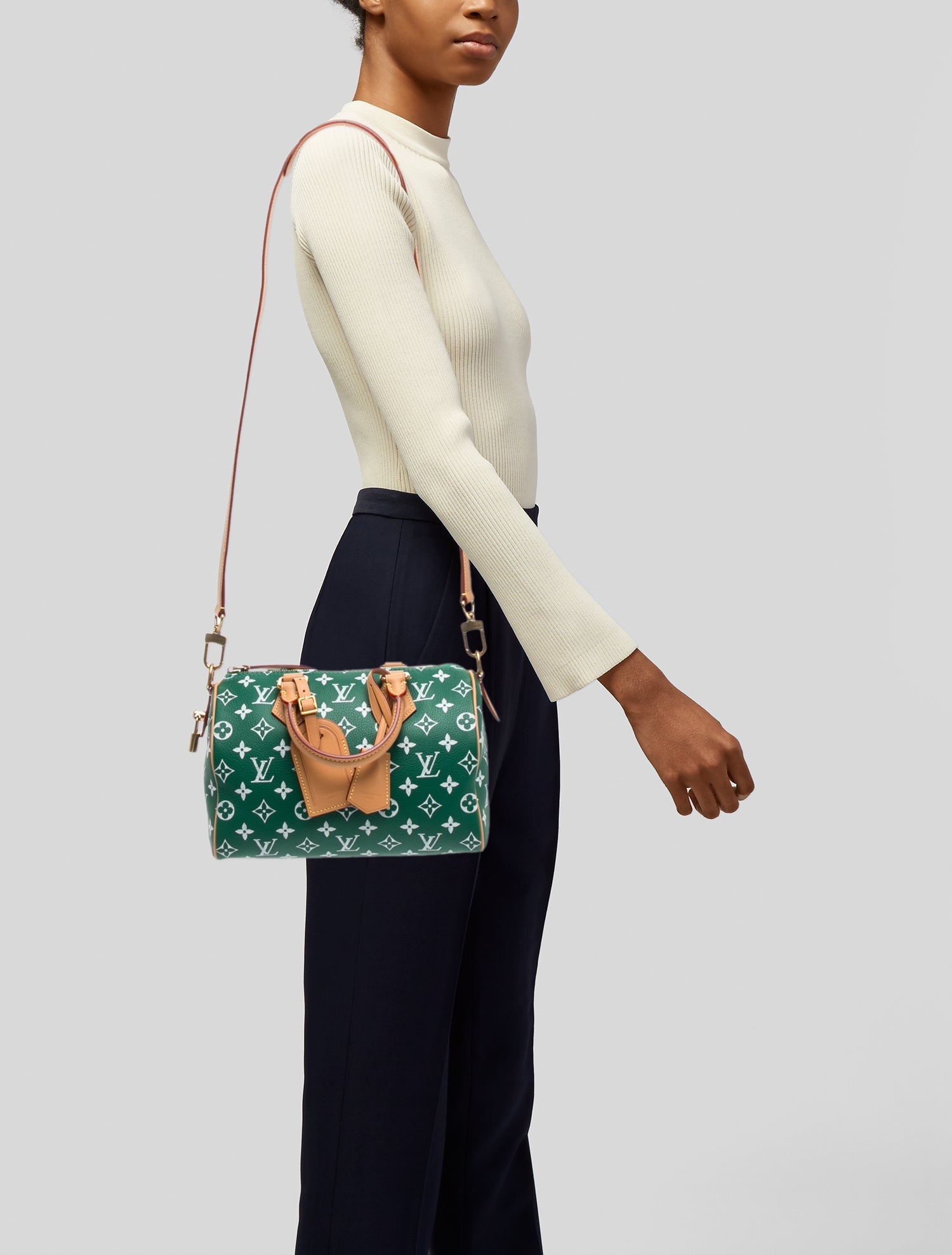Louis Vuitton LV Monogram Speedy Bandouliere 25