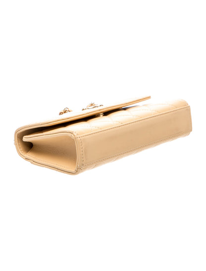 Chanel Pearl Top Handle Clutch w/ Chain