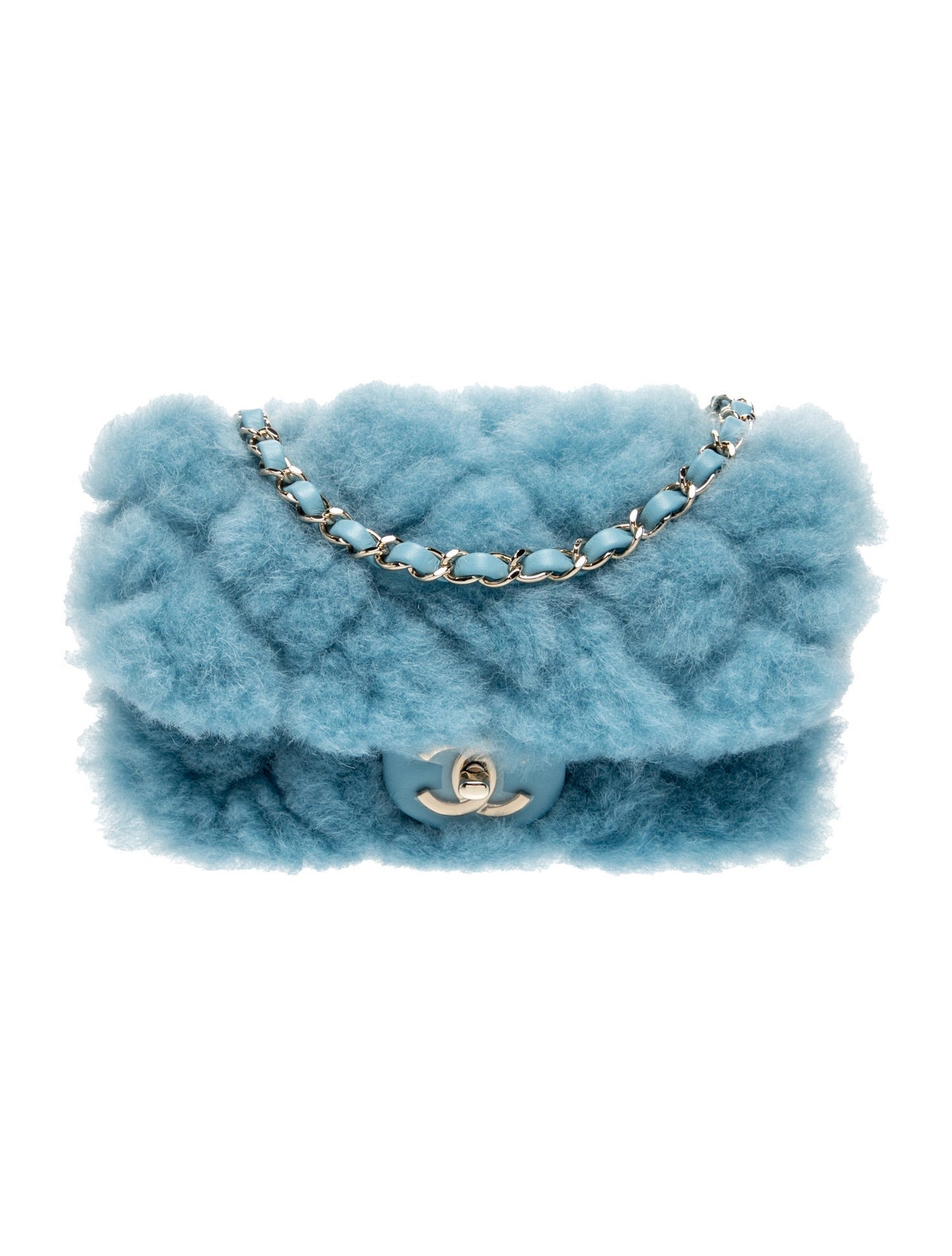 Chanel Curly Fur Flap Bag
