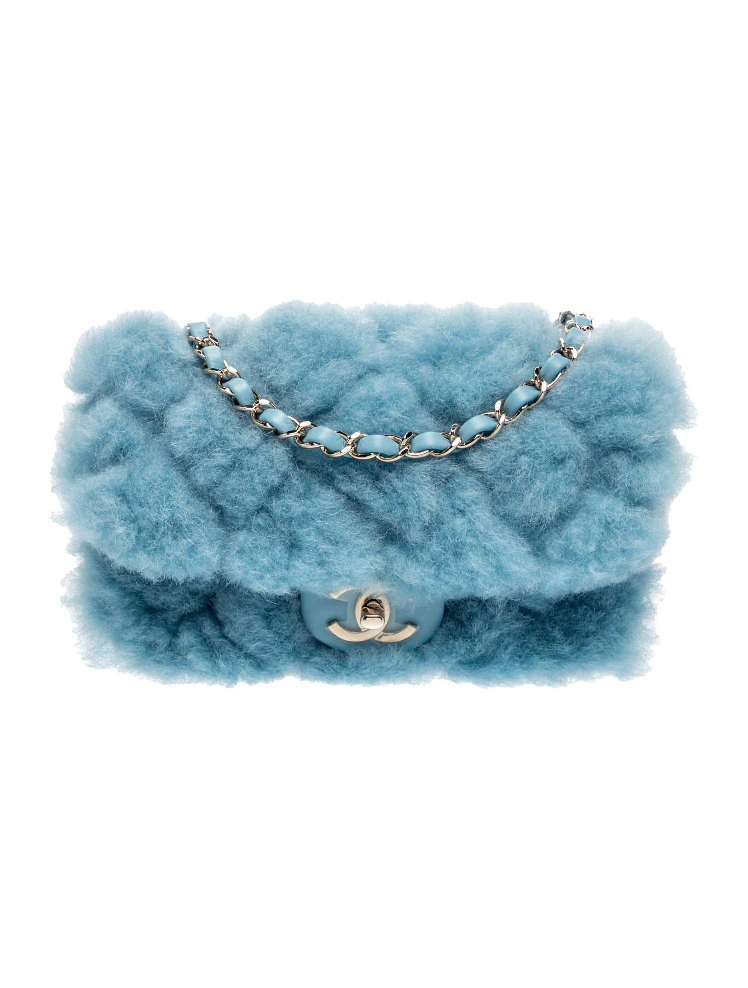 Chanel Curly Fur Flap Bag