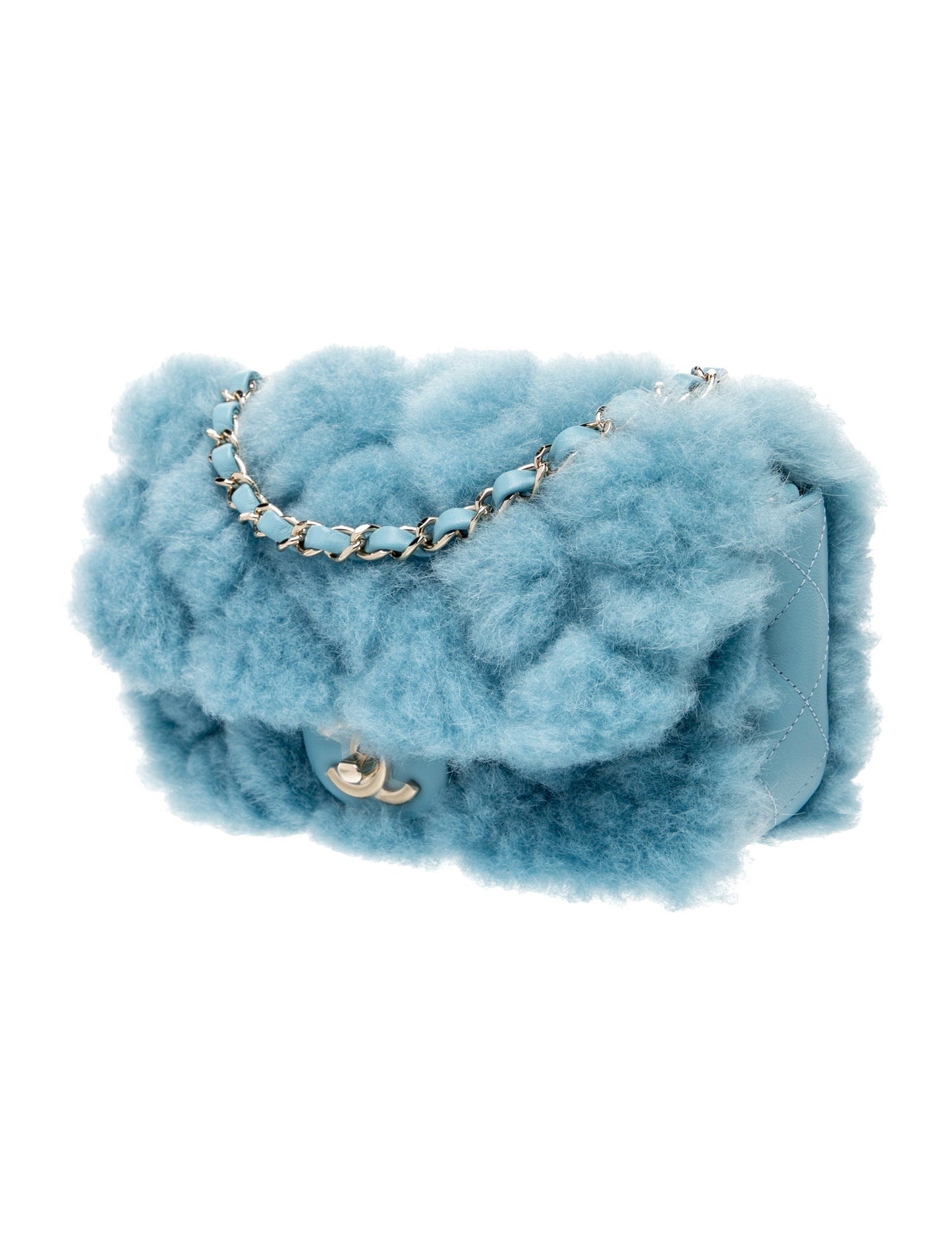 Chanel Curly Fur Flap Bag