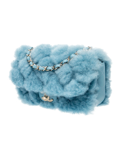 Chanel Curly Fur Flap Bag