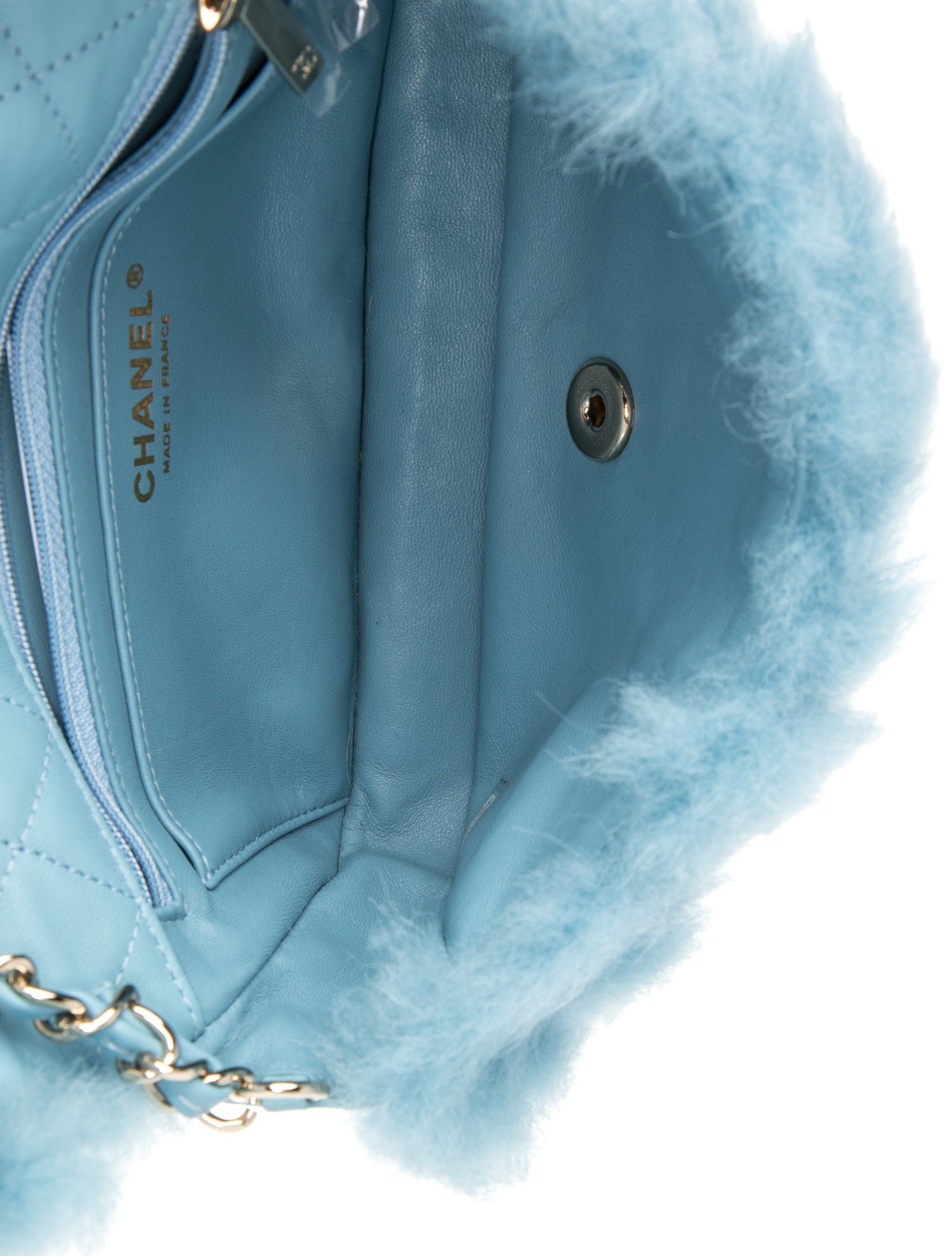 Chanel Curly Fur Flap Bag
