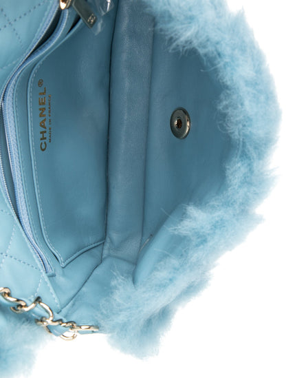 Chanel Curly Fur Flap Bag