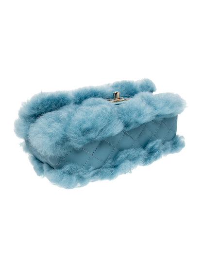 Chanel Curly Fur Flap Bag