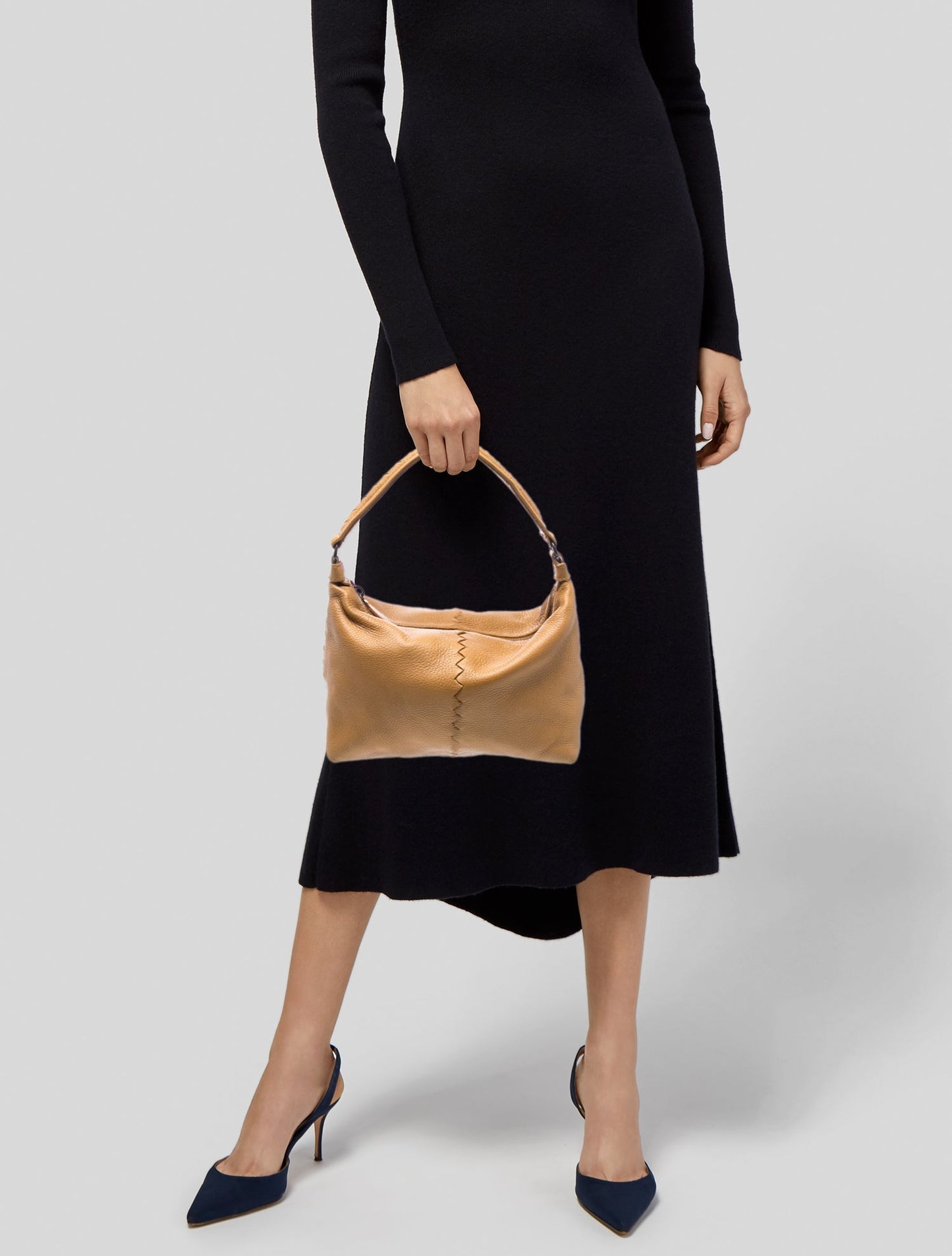 Bottega Veneta Intrecciato Cervo Hobo Vintage