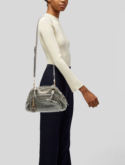 Miu Miu Lambskin Nappa Charm Bauletto Aperto Vintage