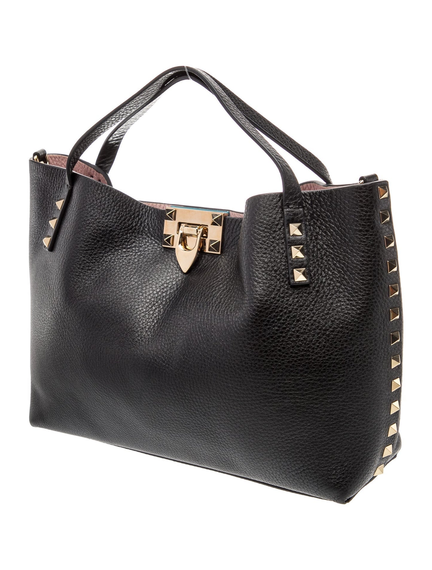 Valentino Rockstud Top Handle Bag