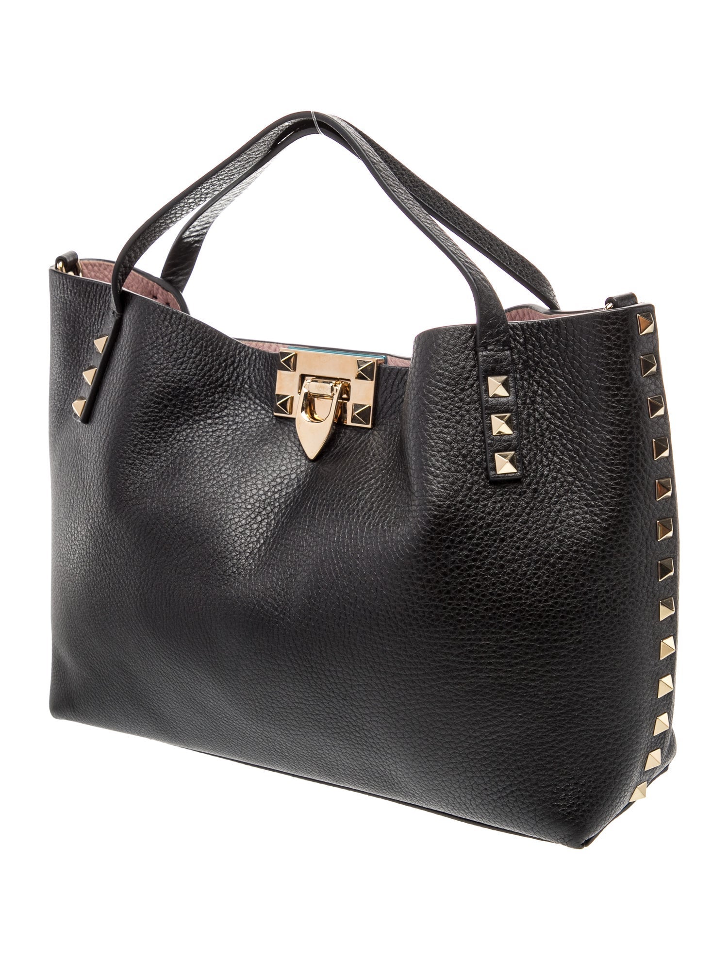 Valentino Rockstud Top Handle Bag
