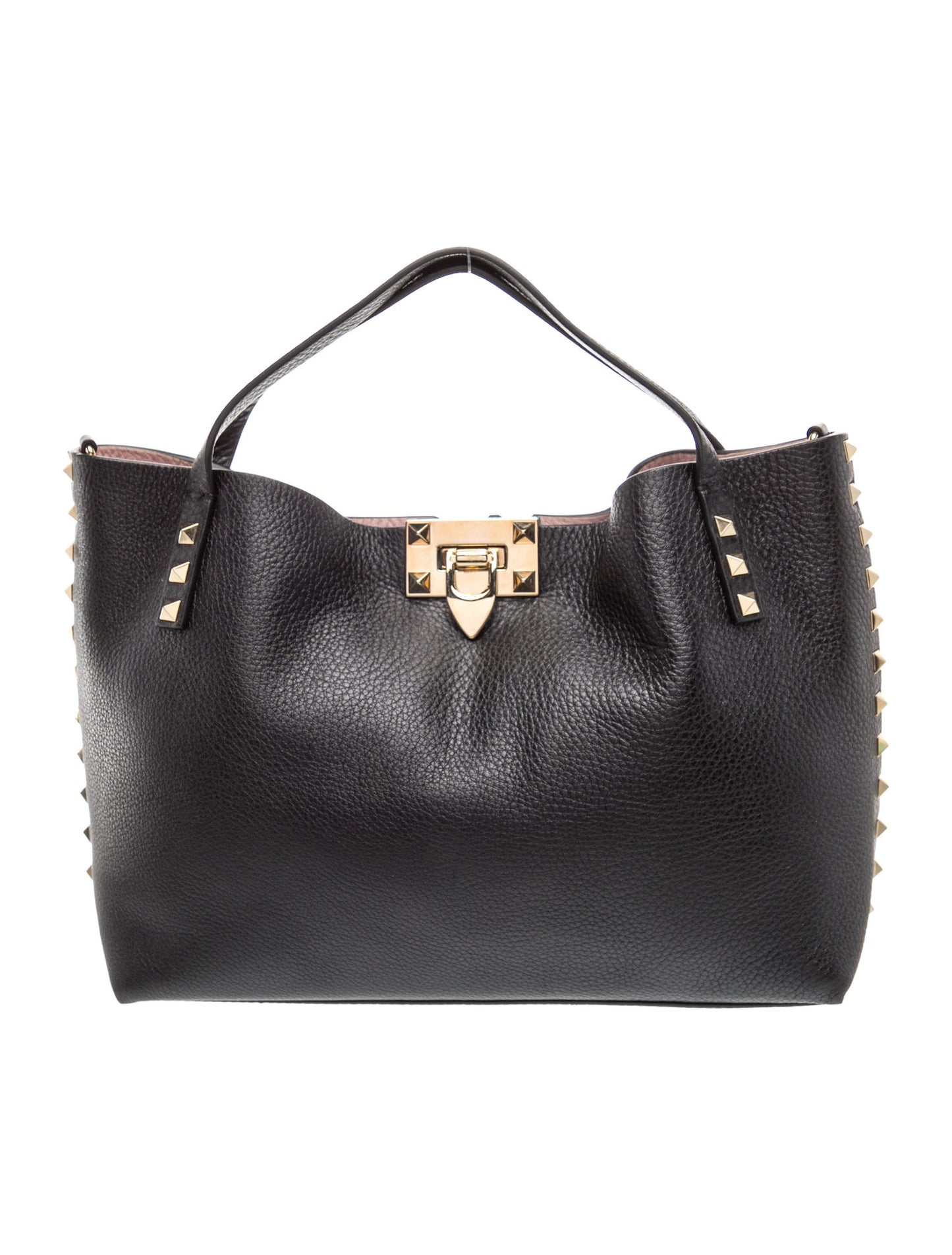 Valentino Rockstud Top Handle Bag