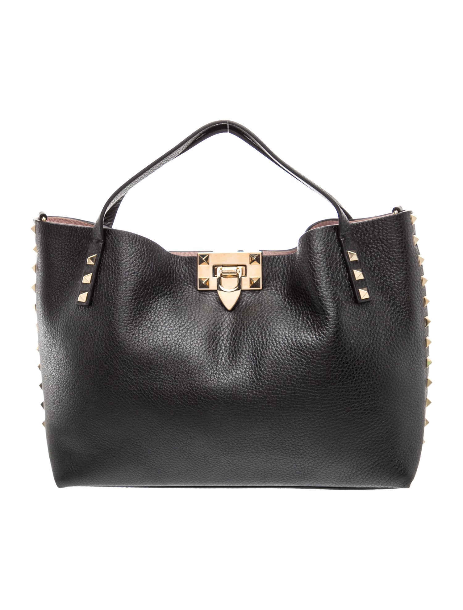 Valentino Rockstud Top Handle Bag