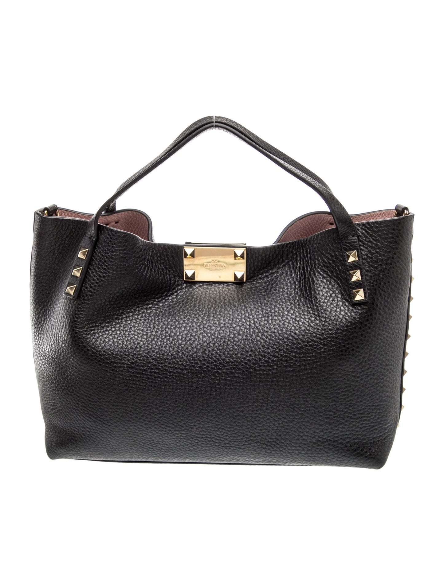 Valentino Rockstud Top Handle Bag
