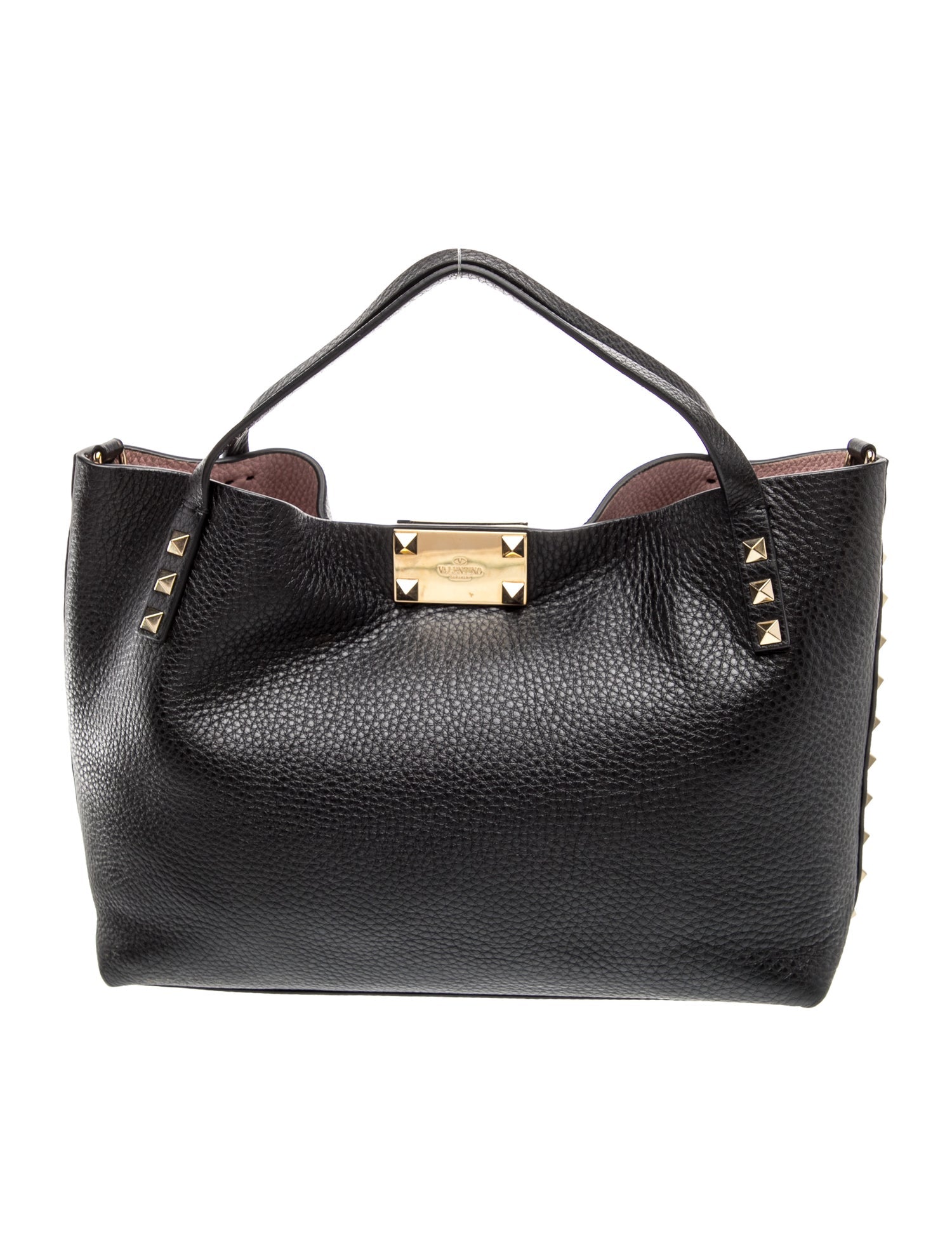 Valentino Rockstud Top Handle Bag