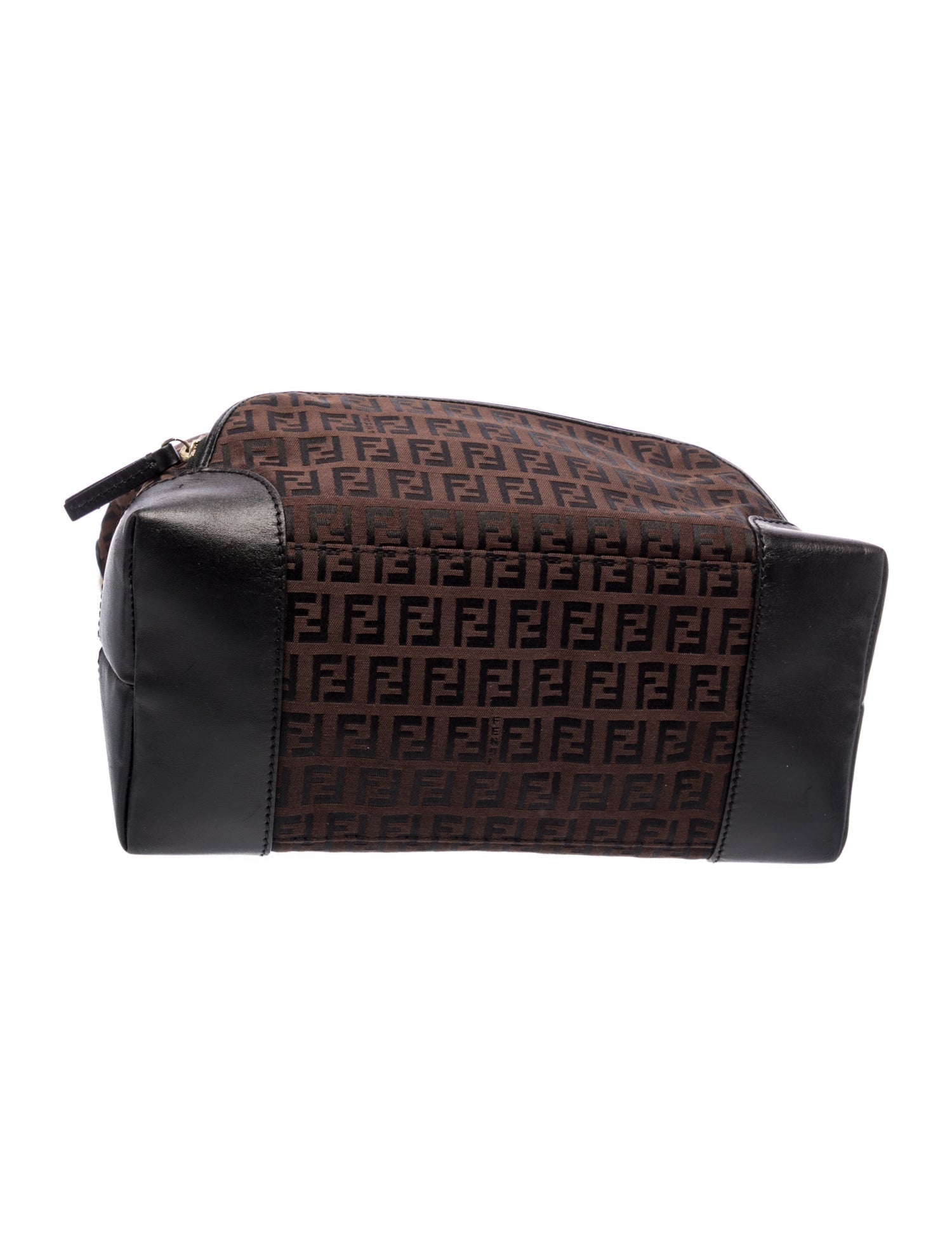 Fendi Zucchino FF Shoulder Bag