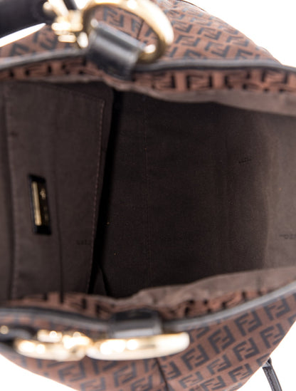 Fendi Zucchino FF Shoulder Bag