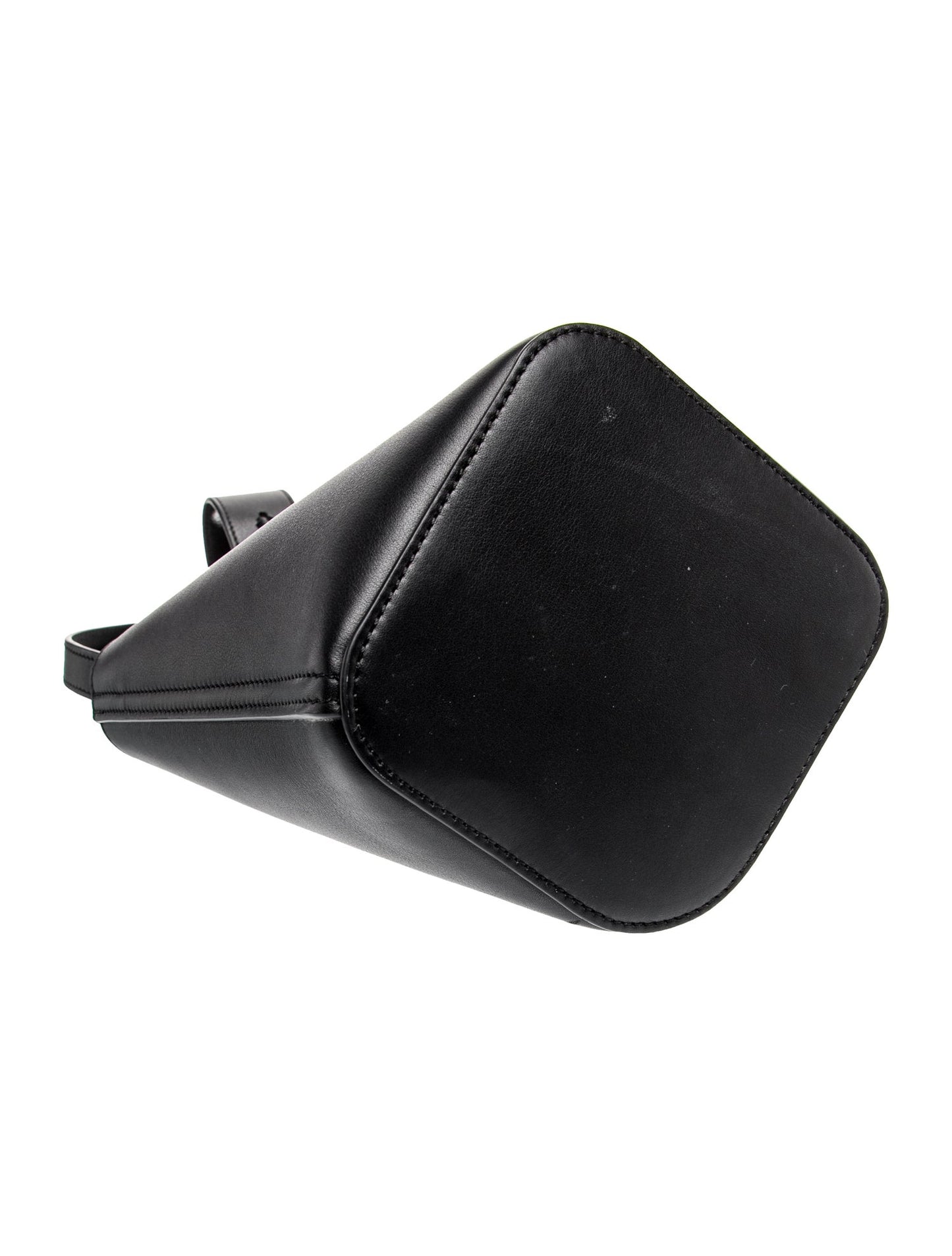 Loewe Leather Mini Pebble Bucket Bag