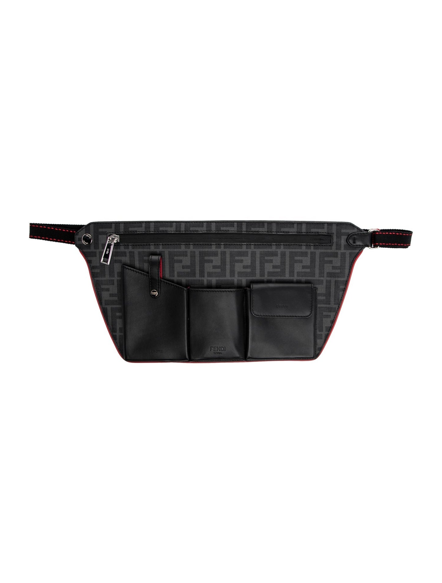 Fendi Zucca FF FF Logo Belt Bag