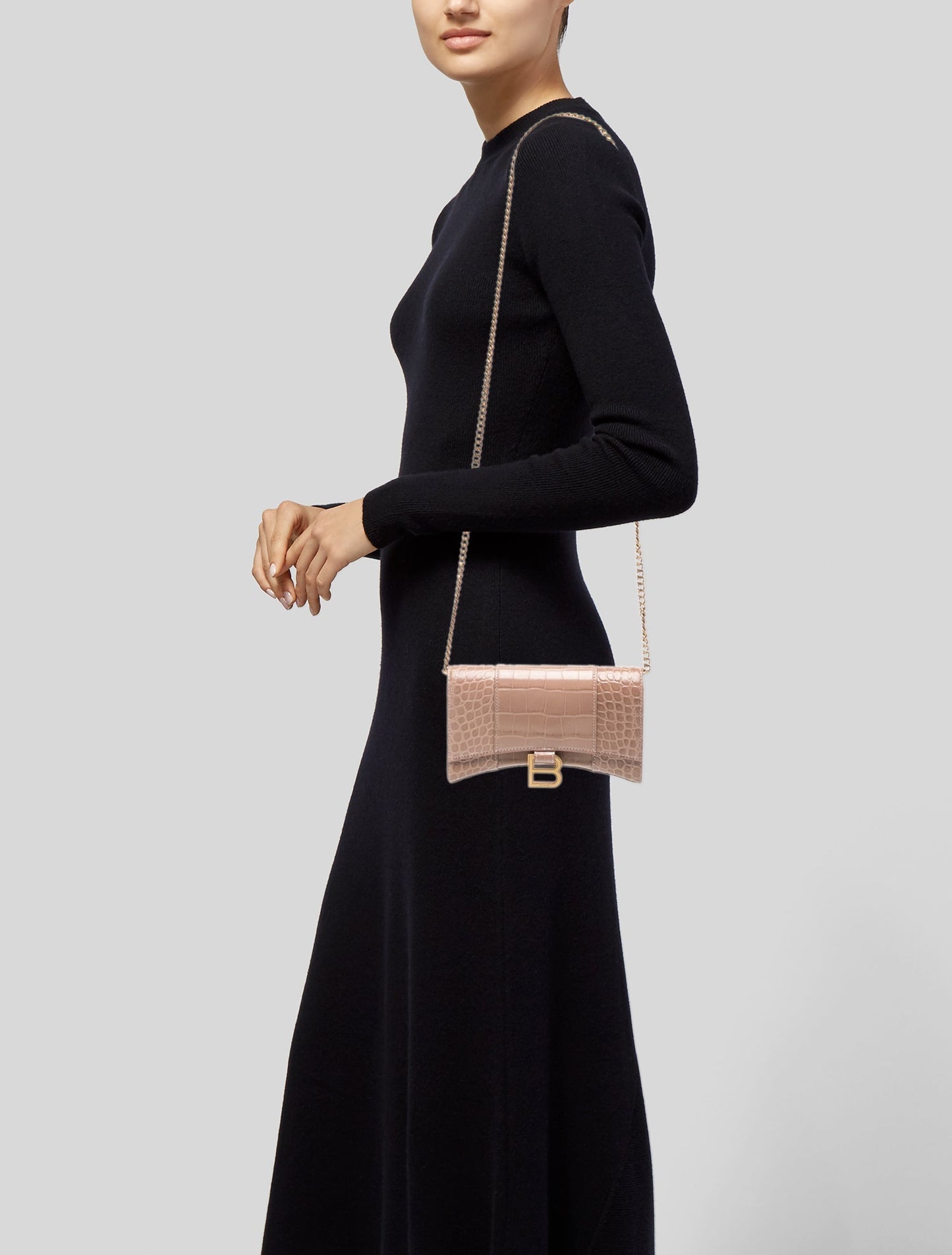 Balenciaga Embossed Leather Hourglass