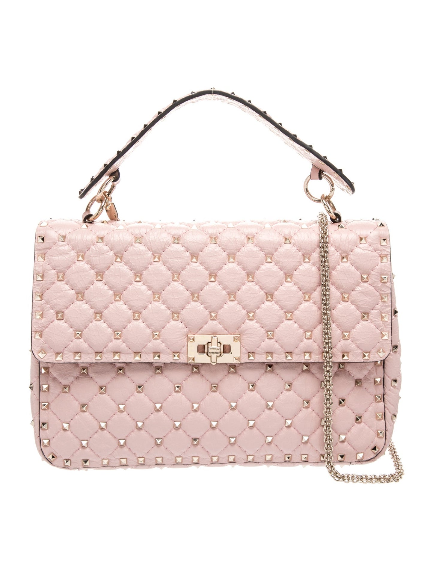 Valentino Rockstud Top Handle Bag