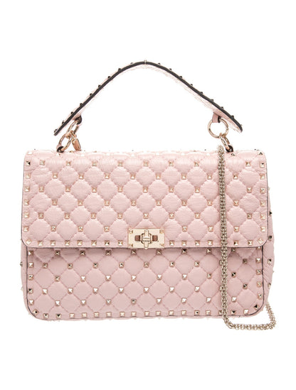 Valentino Rockstud Top Handle Bag