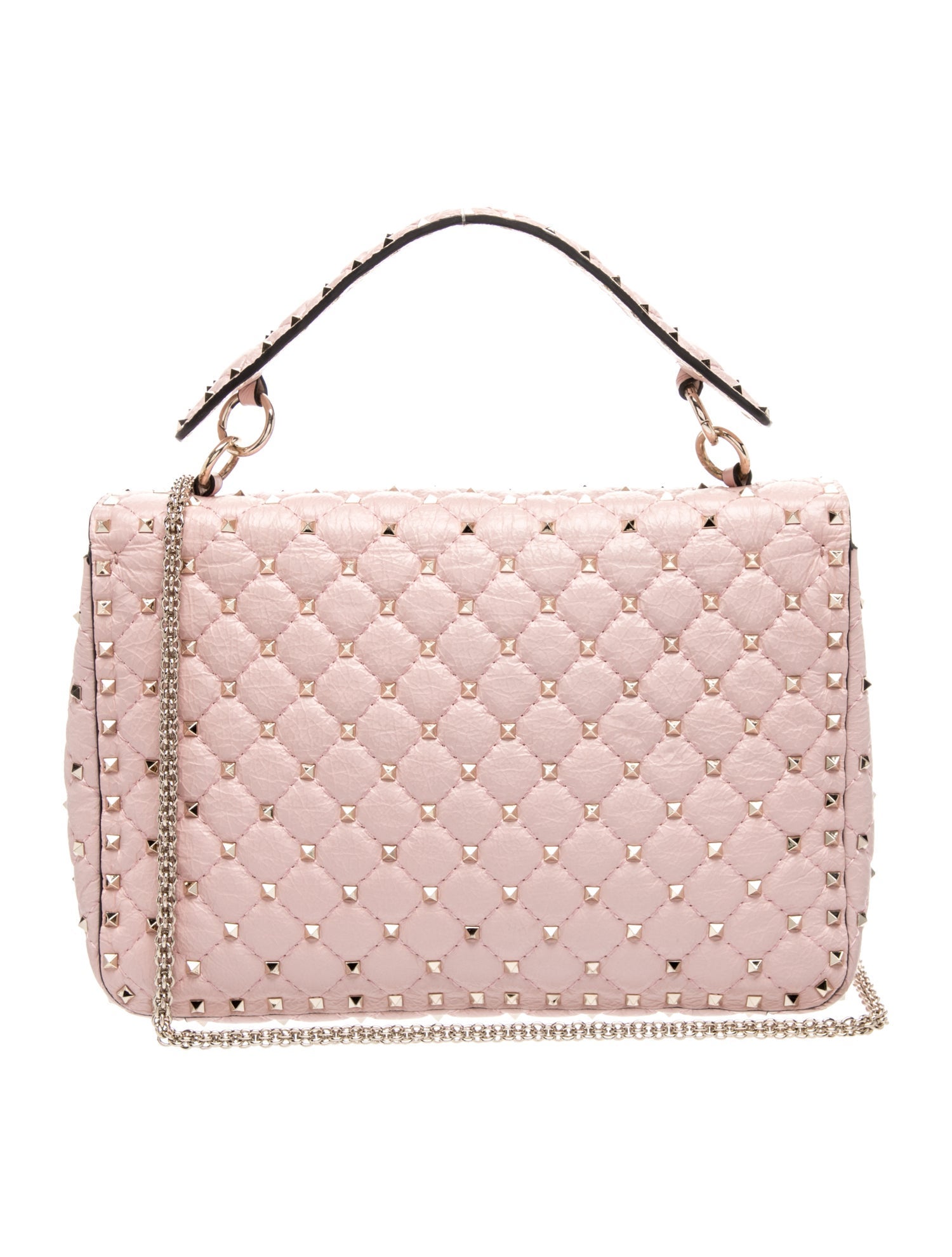 Valentino Rockstud Top Handle Bag