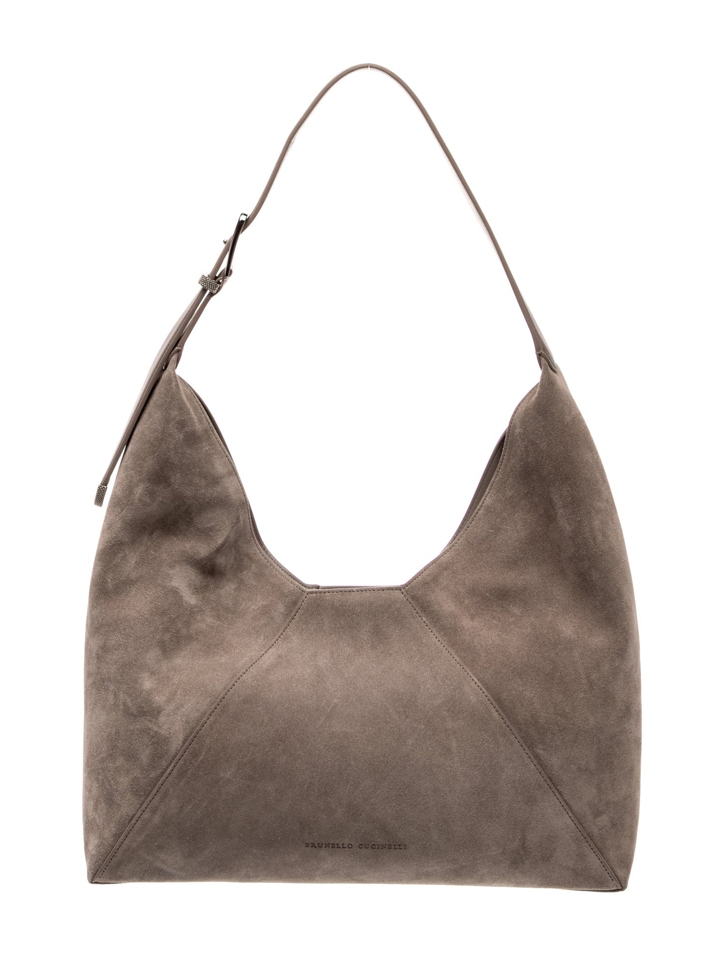 Brunello Cucinelli Suede Shoulder Bag w/ Tags