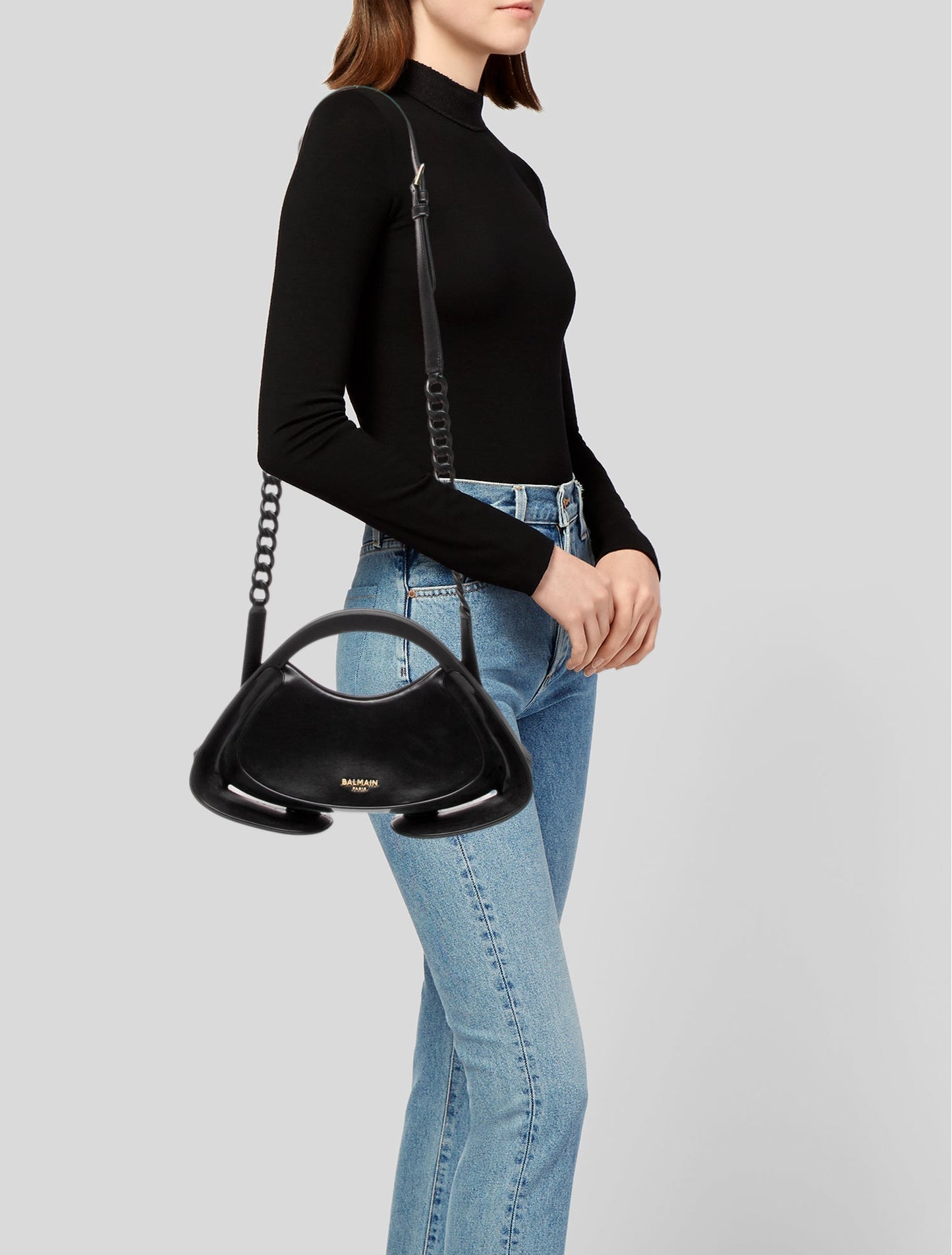 Balmain Rubber Crossbody Bag