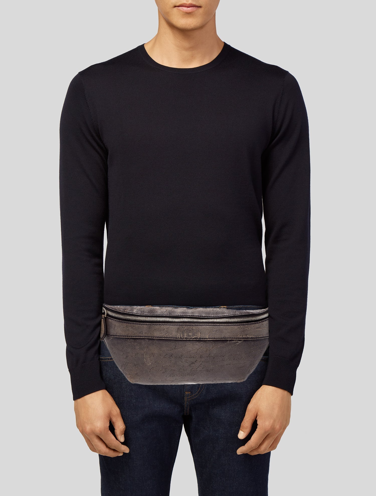 Berluti Leather Belt Bag