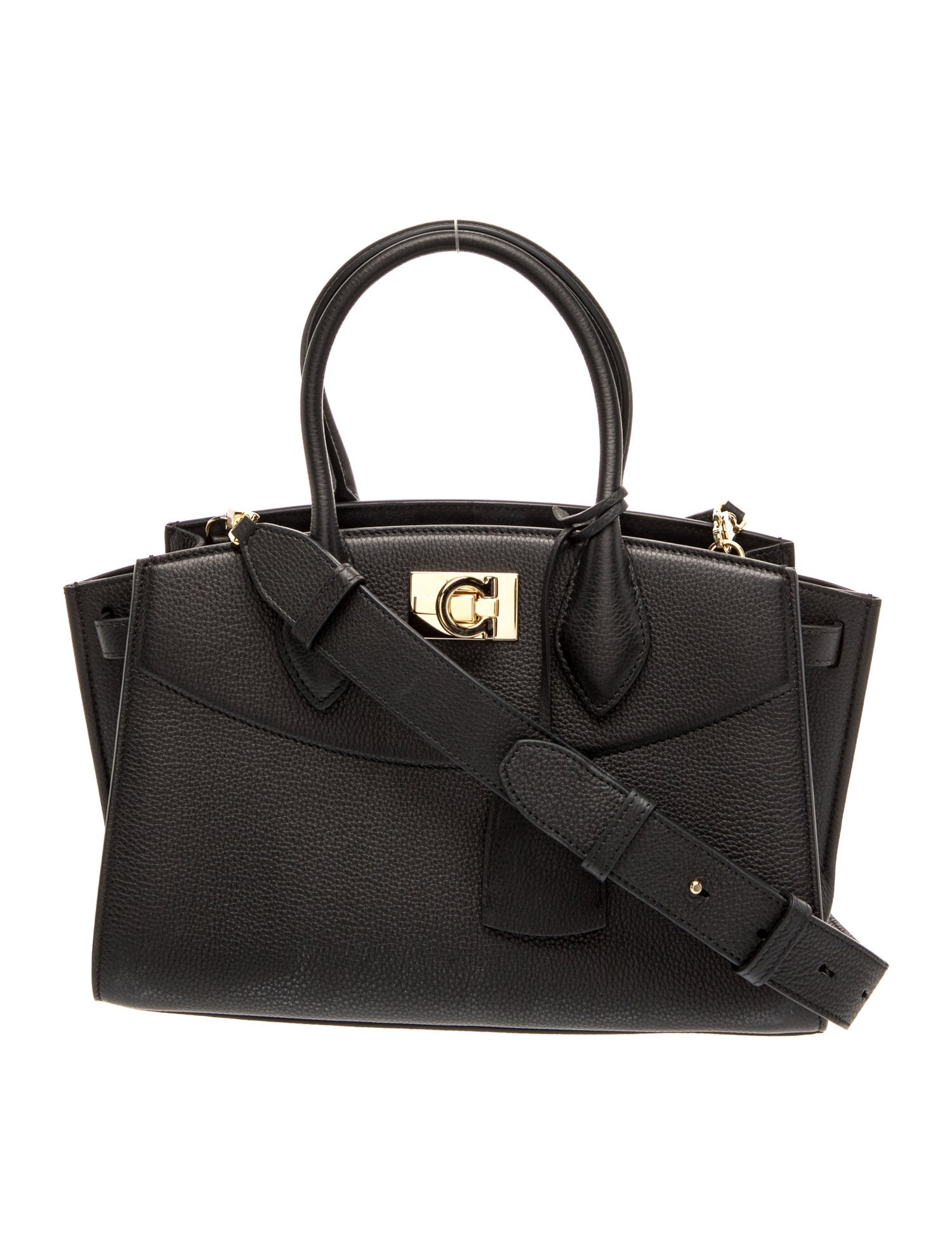 Salvatore Ferragamo Leather Top Handle Bag