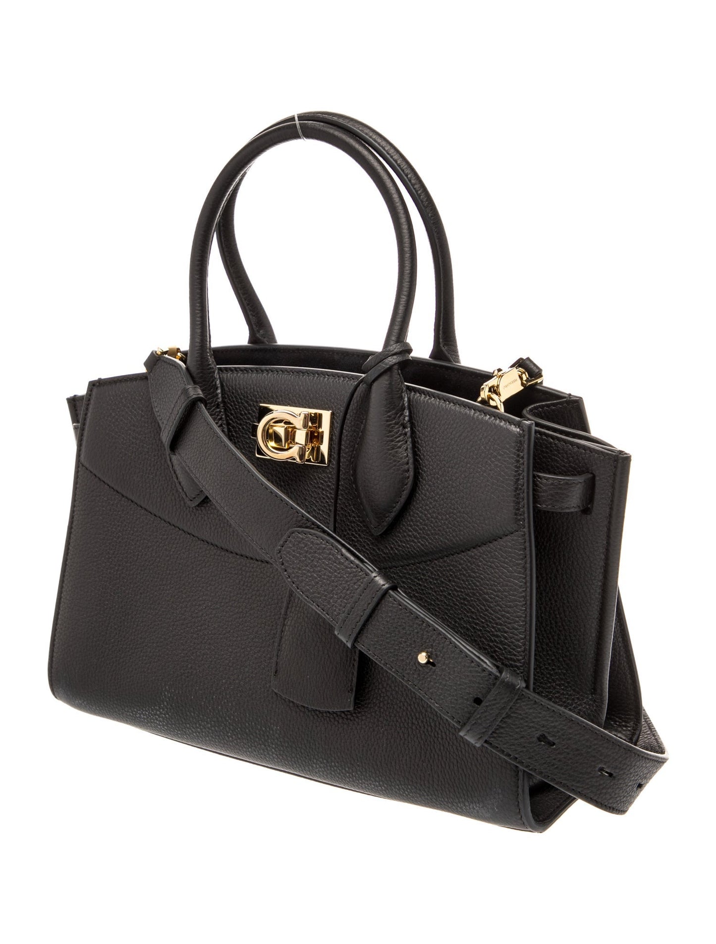 Salvatore Ferragamo Leather Top Handle Bag