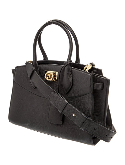 Salvatore Ferragamo Leather Top Handle Bag