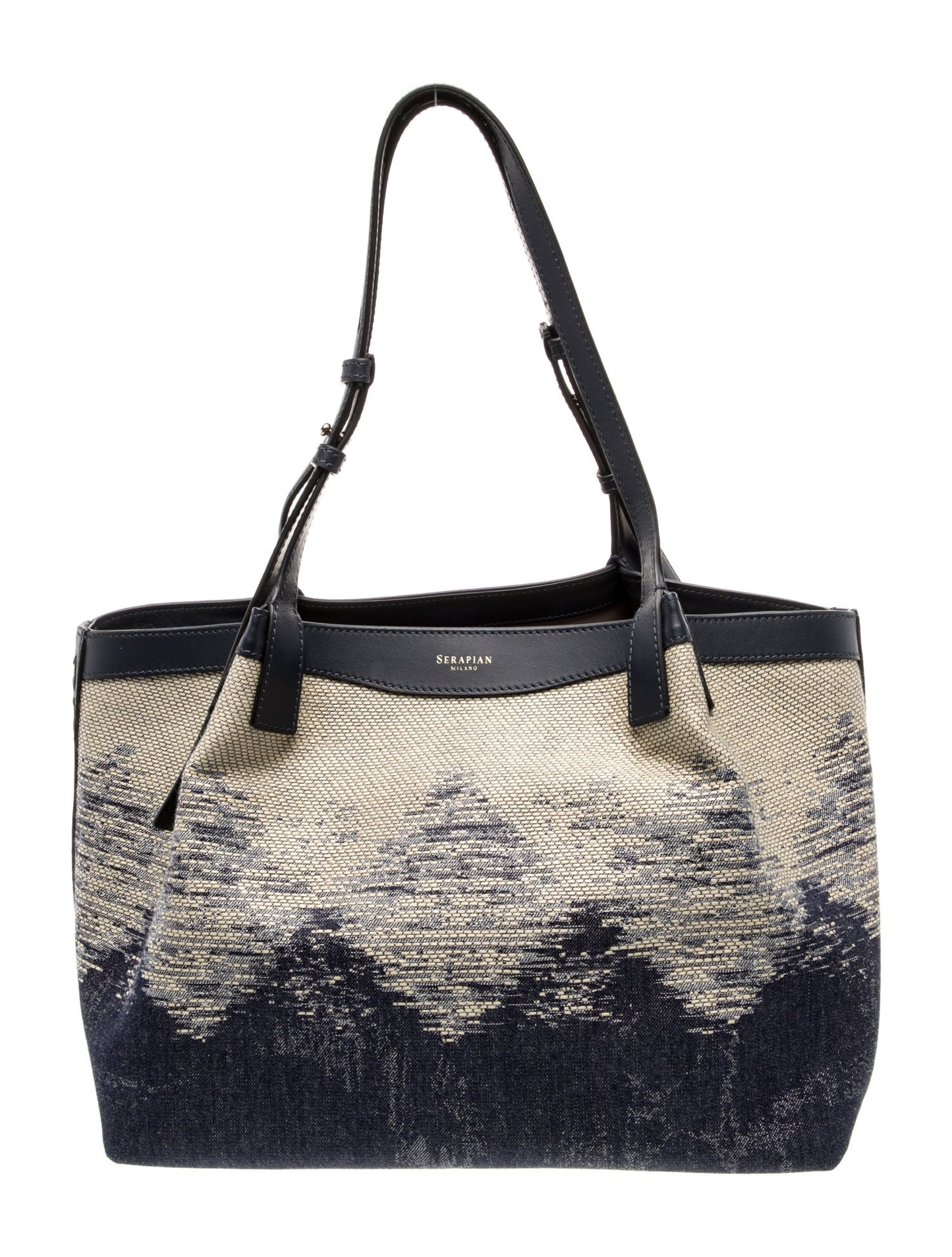 Serapian Leather Secret Tote Bag Small