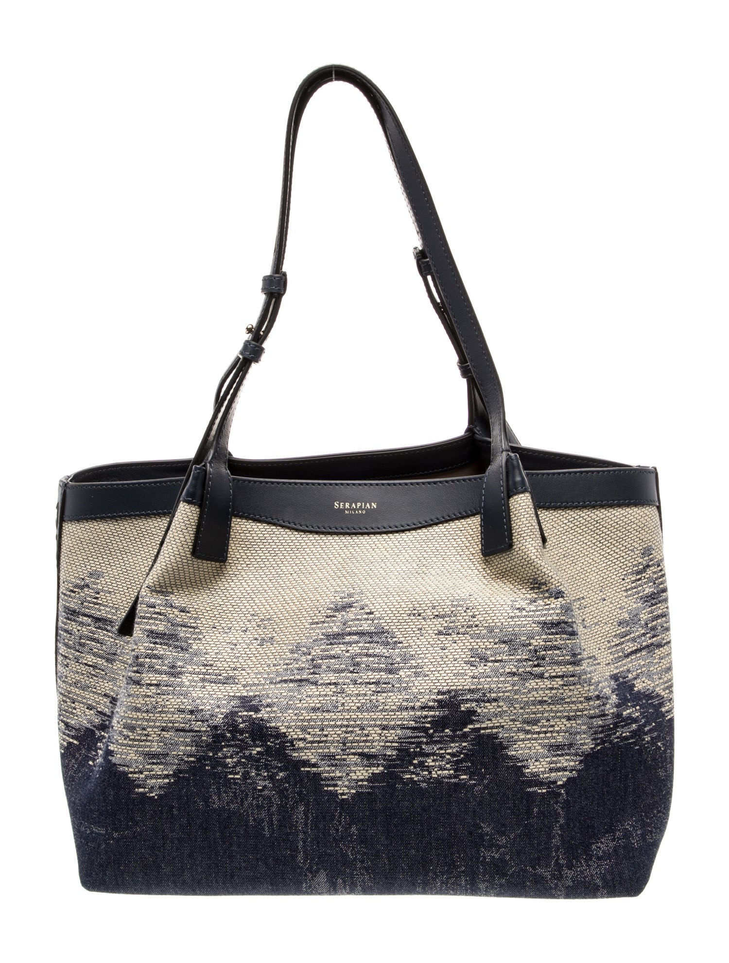 Serapian Leather Secret Tote Bag Small