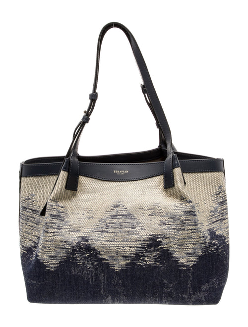 Serapian Leather Secret Tote Bag Small