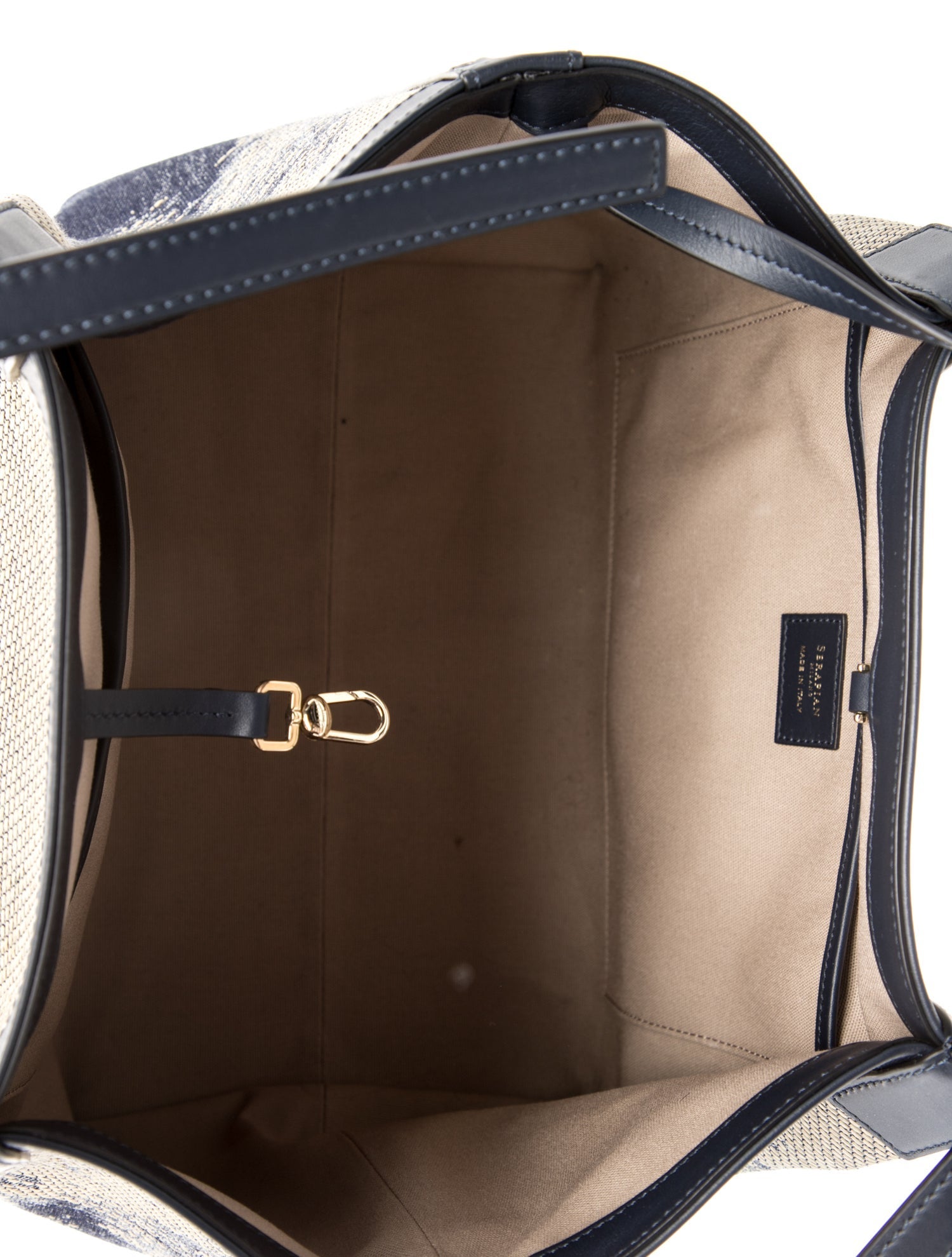 Serapian Leather Secret Tote Bag Small