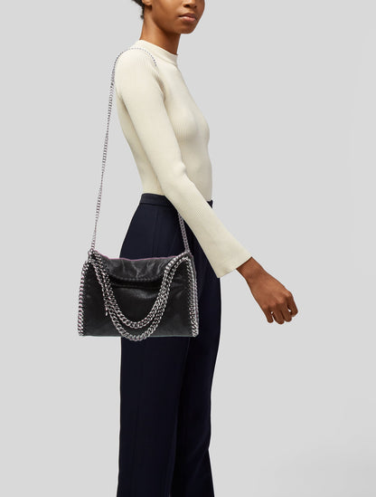 Stella McCartney Vegetarian Suede Shoulder Bag
