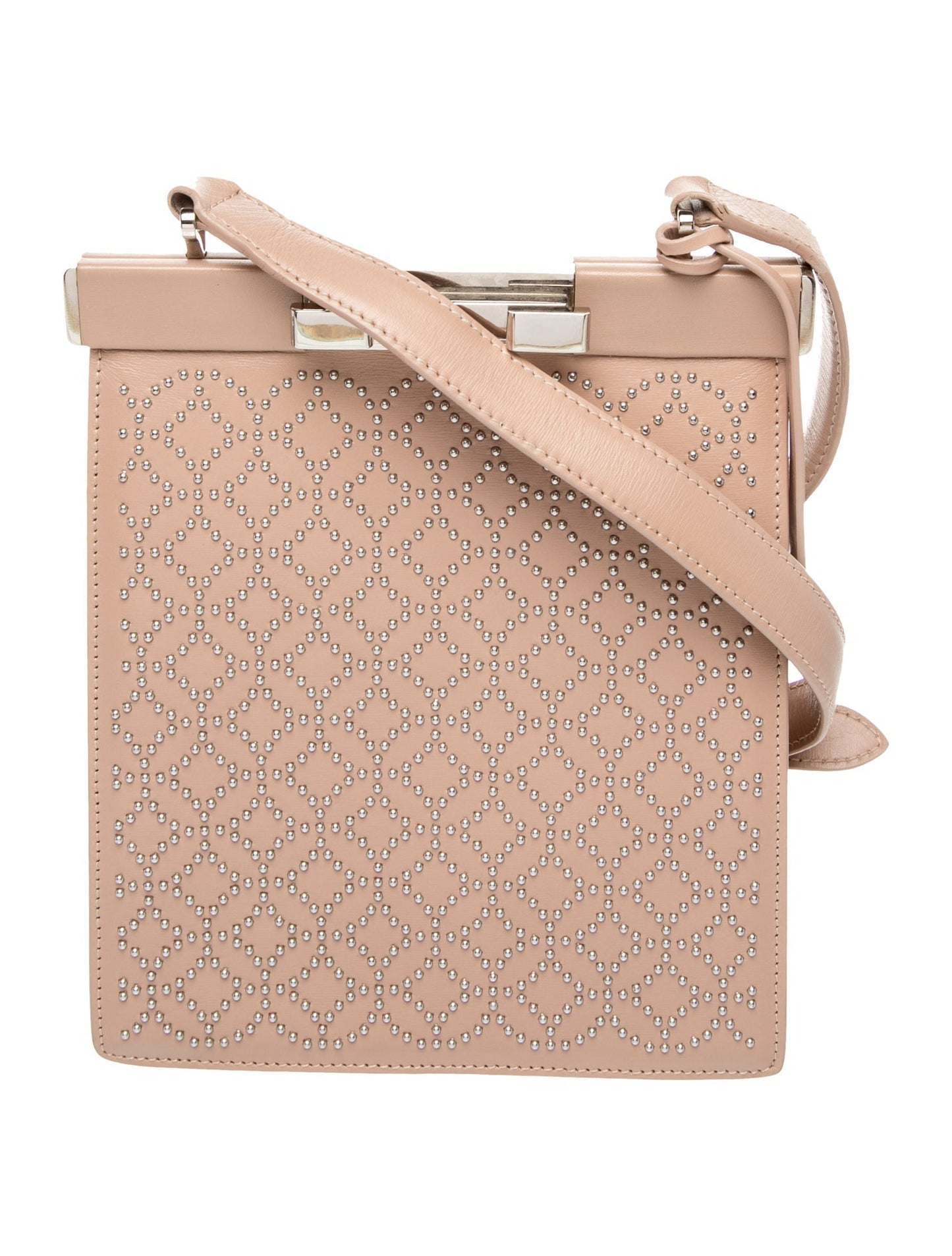 Alaïa Leather Messenger Bag