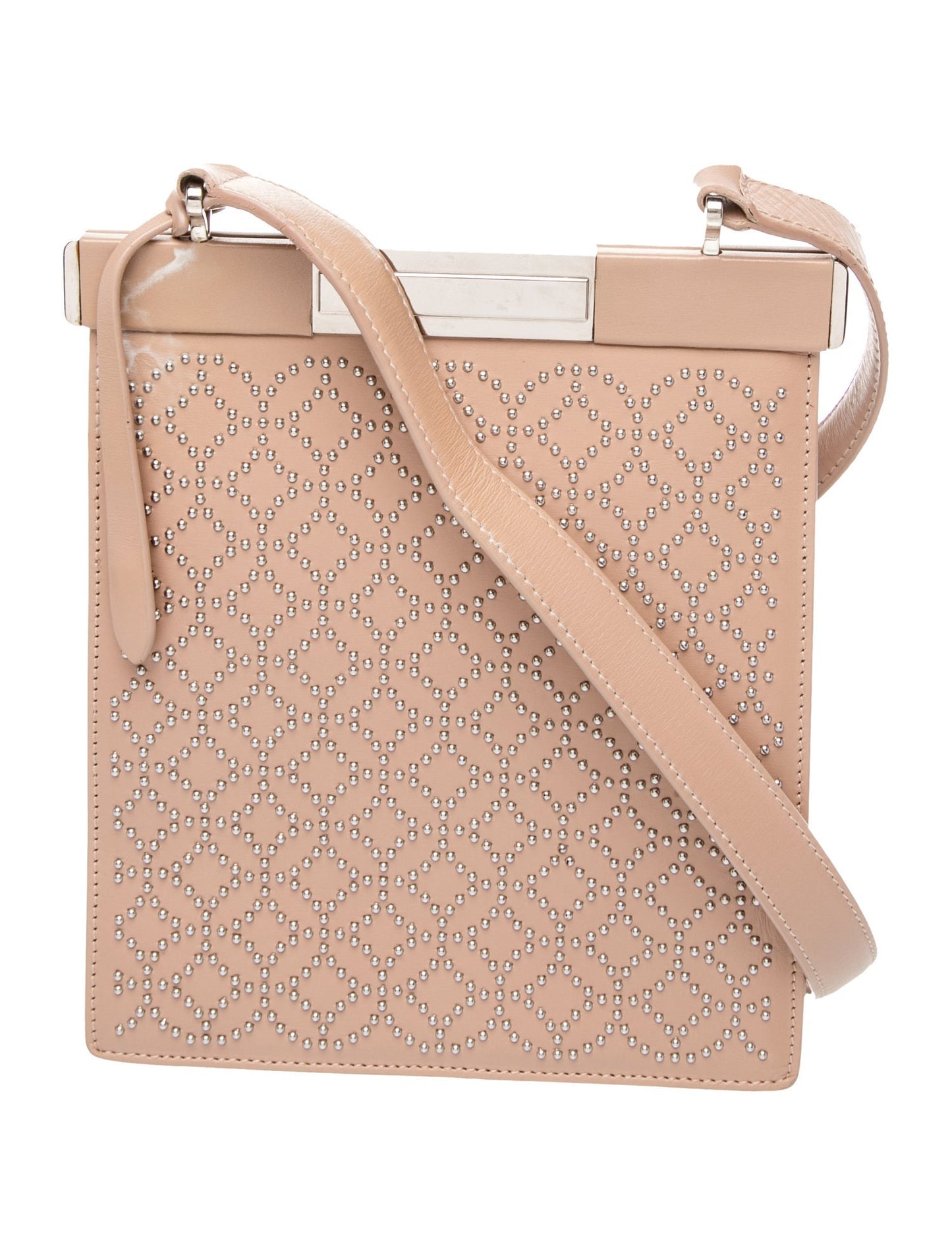 Alaïa Leather Messenger Bag